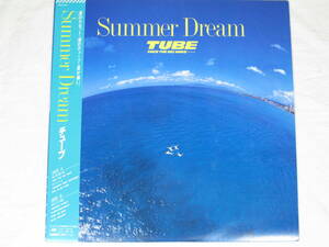 LP レコード ★ 帯付き チューブ　サマー・ドリーム　TUBE Summer Dream 歌詞カード　