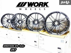 新品!!●WORK ワーク EMOTION エモーション ZR7 19インチ 9.5J 10.5J ＋22 5穴 PCD114.3 ホイール 4本セット スカイライン チェイサー