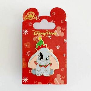 WDW DLR ディズニー ダンボ ピンバッジ クリスマス Disney