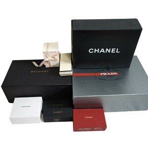 ★まとめ売り★ シャネル Chanel カルティエ Cartier プラダ PRADA ブルガリ BVLGARI バレンシアガ 空箱 ボックス