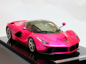 ★瞬間完売！大赤字即決！シリアル ( 5 / 5 )！モデル個体差最高！最後 1台！BBR 1/12 La Ferrari フラッシュピンク 赤キャリパー 送料無料