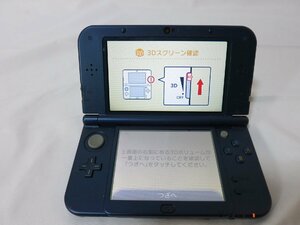 任天堂 new NINTENDO 3DS LL 本体 RED-001 メタリックブルー　現状渡し