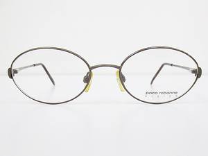 ∞【デッドストック】paco rabanne パコラバンヌ 眼鏡 メガネフレーム PR-9320 51[]18-135 メタルフレーム フルリム グレー □H8