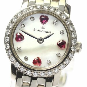 訳あり ブランパン Blancpain 0062-1997-35 レディバード K18WG ダイヤベゼル 4Pルビー 自動巻き レディース _733485