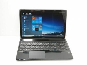 中古品★富士通(FUJITSU) LIFEBOOK AH53/M FMVA53MB/Core i7 4702MQ/8GB/750GB/Windows 10 Home/15.6型/Office Home and Business 2013付