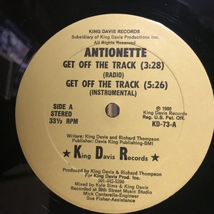 【美盤/US original】12★Antionette - Get Off The Track
