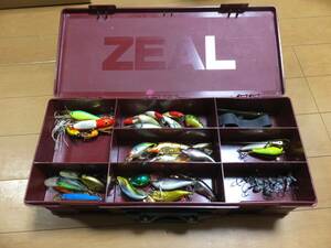 ZEALケース　ルアー　いろいろ　釣り用品　まとめ売り　