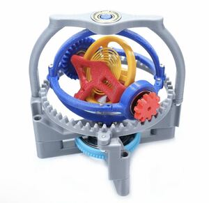 ★模型★ トゥールビヨン 構造 仕組み 3D 機械式 時計 キット ムーブメント 3軸 教材 観察用に