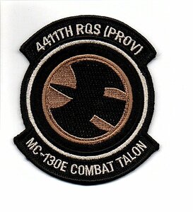 未使用★パッチ★PATCH★アメリカ空軍★USAF★ 4411TH RESCUE SQUADRON (RQS) PROVISIONAL (PROV) MC-130E COMBAT TALON★送料無料