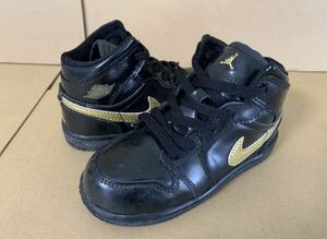 新品　2003年製　ナイキ　ベビージョーダン　1 nike baby jordan デッドストック　ヴィンテージ　黒金