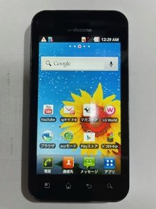 LG Optimus bright L-07C ブラック docomo ドコモ