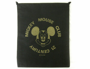 新品★ミッキーマウス　不織布　巾着　大き目45×37.5cm