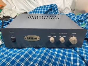 ADVANCE　アドバンス 　フォノEQ回路基板付き管球式プリアンプ 　STELLA PRA-1　完動品【3ヶ月保証】