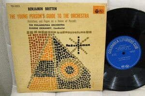 ^^ 10インチ BENJAMIN BRITTEN / THE YOUNG PERSON