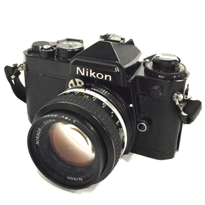 1円 Nikon FE Ai NIKKOR 50mm 1:1.4 一眼レフフィルムカメラ レンズ マニュアルフォーカス L041835