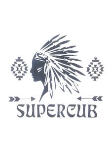 スーパーカブ　SUPERCUB　インディアン　カッティングステッカー 各横20cmぐらい カッティングシート ステッカー