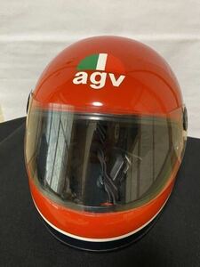 美品 リペア済 agv ケニー ロバーツ レプリカ ヘルメット サイズ L 60 送料込 ビンテージ MOTOGP 500 チャンピオン 