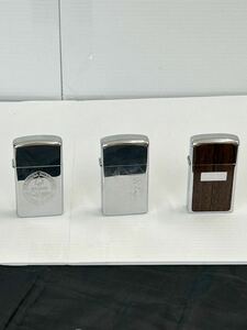 ZIPPO ジッポー スリム オイルライター 1965 1976 1990年製 筆記体 ロゴ 他 3点セット ヴィンテージ コレクター放出品 火花確認済み 