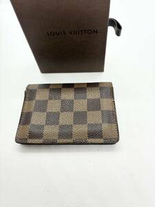 LOUIS VUITTON　ルイ・ヴィトン ダミエ　カードケース　送料無料　1円から