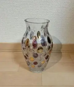 大倉陶園　花瓶　ガラス