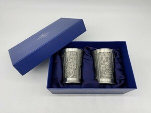 D5-101 SELANGOR PEWTER セランゴール ピューター カップ グラス 二客 箱付