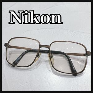 ☆Nikon☆ ニコン 眼鏡 メガネ めがね 度入り FB490T ブラウン メタル メンズ 男性 送料無料