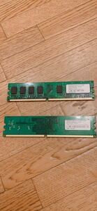 DDR2 デスクトップ DDR2-800 PC2 2GB. 1GB X 2枚 