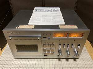 中古　TEAC　AL-700　エルカセットデッキ　説明書付き　動作未確認