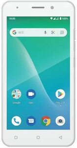 【リテール品】Dual simフリー Android スマホ 本体 Geanee ADP-503G White 4G LTE IPS液晶 軽量 コンパクト microSD対応