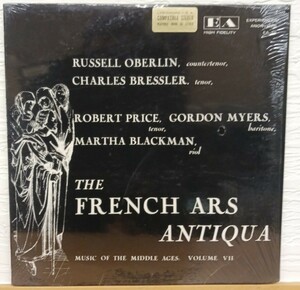 米EA Russell Oberlin,Charles - Bressler The French Ars Antiqua, Music Of The Middle Ages: Volume VII シュリンク付き 【管19】