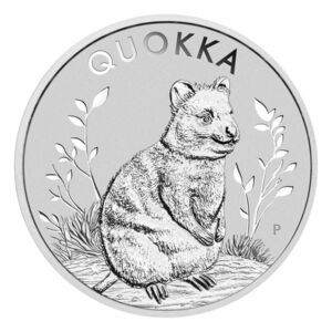 [保証書・カプセル付き] 2023年 (新品) オーストラリア「クオッカ」純銀 1オンス 銀貨
