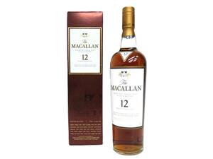 未開栓 箱付き MACALLAN マッカラン 12年 旧ボトル シェリーオークカスク 40％ 700ml