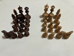 木製チェス駒　k5