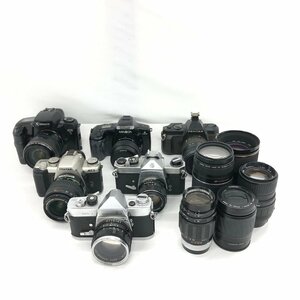 Canon / MINOLTA / PENTAX / komura ほか フィルムカメラ 本体 レンズ まとめ ジャンク【CDAX1018】