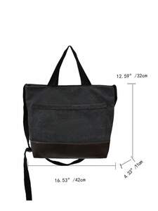 メンズ バッグ トートバッグ メンズ トートバッグ キャンバス生地 軽量 かばん 旅行 鞄 ビジネスバッグ 黒大容量 大きめ 手提