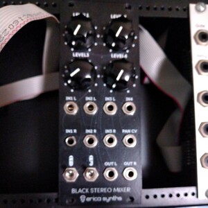 Erica synth BLACK STEREO MIXER モジュラーシンセ ユーロラック doepfer masf moog make noise