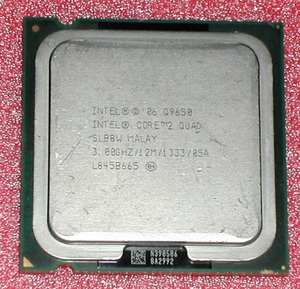 キズあり4コアCPU　Core2 Quad Q9650　LGA775
