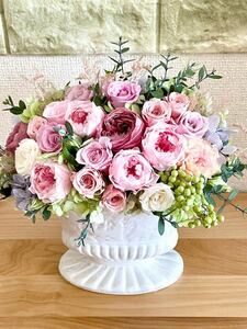 *゜..Rose Tiara.*゜..華やかなプリザーブドフラワー　お花の贈り物ピンクローズ 