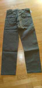 SALE! 　送料込★SAMURAI　JEANS　サムライジーンズ　SJ52BP 15oz刀耳　ヘビィーバックサテン　ベイカーパンツ　オリーブ　38