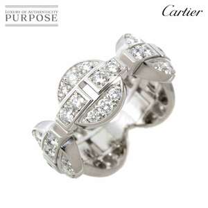 カルティエ Cartier イマリア #50 リング フル ダイヤ K18 WG ホワイトゴールド 750 指輪 Diamond Ring【証明書付き】 90220898