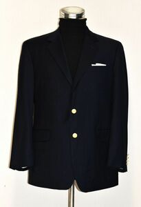 ★ラルフローレン★王道のネイビージャケット 人気のお洒落な2釦金ボタンのブレザー・紺ブレ　42・LL