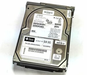 Sun 390-0111 HITACHI DK32EJ-36NC 36GB Ultra320 SCSI SCA 10000rpm HDD マウンタ付き