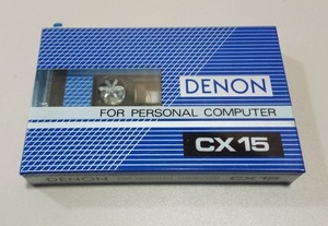 未使用 カセットテープ DENON CX 15 FOR PERSONAL COMPUTER TYPE1 NORMAL 15分　②