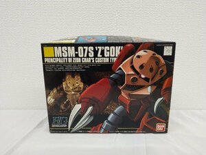 ジャンク品　プラモデル　機動戦士ガンダム　1/144　MSM-07S　「シャア専用ズコック」HG　完成品　042510　※佐川急便にて発送