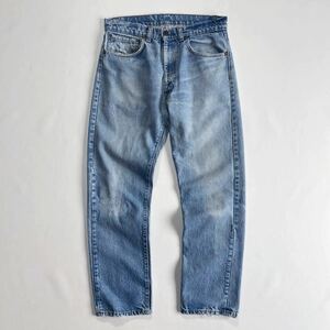 内股シングル♪80s USA製 Levis 505 オリジナル ビンテージ 66後期 70s リーバイス 505 オレンジ脇割り ゴールデンサイズ