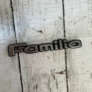 MAZDA マツダ Familia ファミリア エンブレム 軟質プラ製 当時物