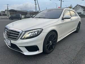 車検付き S63 AMG ロング ダイナミックpkg ドライバーズpkg ブルメスター 360°カメラ エアロ 下取り ローン