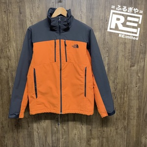 THE NORTH FACE ノースフェイス ナイロンジャケット 中綿ジャンパー プリマロフト アウトドア メンズ M オレンジ