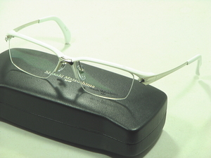 Masaki Matsushima （マサキマツシマ）MASAKI MATSUSHIMA 日本製メガネ　MF-1197-2 白メガネ