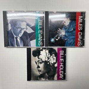 C2543 ; 同朋舎出版 読んで聴くCDマガジン JAZZ 計3枚セット BILL EVANS, BILLIE HOLIDAY, MILES DAVIS 国内 美品CD